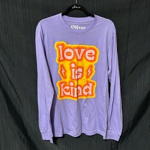 Oliver & Otis purple long sleeve shirt / Size‎ M / H-16